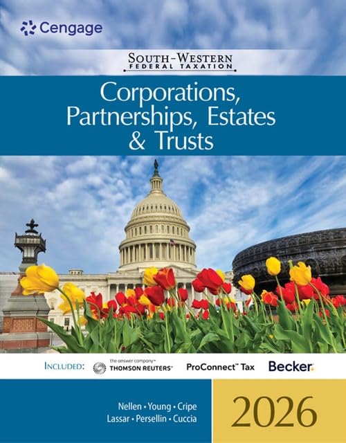 south-western-federal-taxation-2020-corporations-partnerships-estates-and-trusts-isbn-13-9.jpg South-Western Federal Taxation 2020 Corporations, Partnerships, Estates and Trusts 43rd Edition by Annette Nellen - Image 1